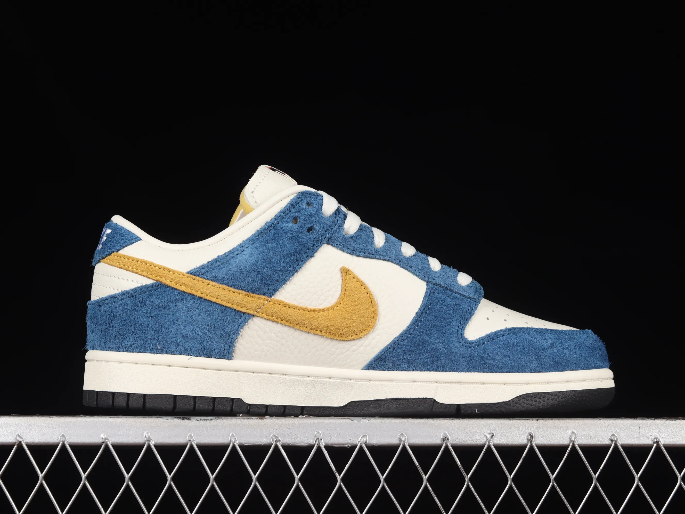 All categories Nk SB Dunk Series Nk SB Dunk Low low-top sneakers M version pure original Kasina x Nk SB Dunk Low joint model blue and yellow retro low-top casual sports skateboard shoes CZ6501-100